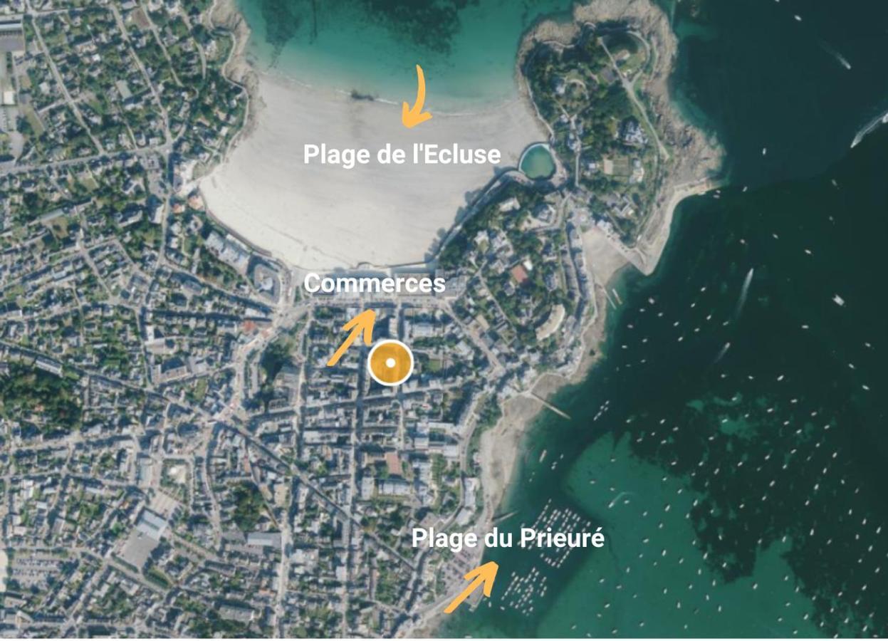 Beach Appart - Studio Dinard Centre A 50M De La Plage Exteriör bild